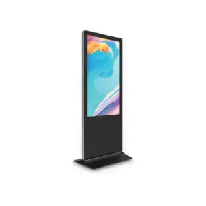 55-inch digital kiosk for event wayfinding and registration